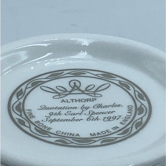 Vintage Althorp Princess Diana Commemorative Bone China Mug - Picture 9 of 9